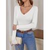 imageANRABESS Womens Fitted Sweaters 2025 Fall Long Sleeve V Neck Basic Tops Lightweight Knitted Slim Dressy Casual Work ShirtsWhite