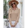 imageANRABESS Womens Long Sleeve Polo Sweaters Knit Button Shirt Lightweight Dressy Casual Basic Pullover Tops 2025 Fall FashionTan