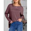 imageANRABESS Womens Long Sleeve T Shirts Split Side Tunic Tops 2025 Fall OutfitsBurgundy