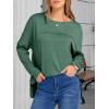 imageANRABESS Womens Long Sleeve T Shirts Split Side Tunic Tops 2025 Fall OutfitsGreen