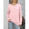 imageANRABESS Womens Long Sleeve T Shirts Split Side Tunic Tops 2025 Fall OutfitsPink