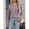 imageANRABESS Womens Long Sleeve T Shirts Split Side Tunic Tops 2025 Fall OutfitsRose Taupe