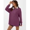 imageANRABESS Womens Oversized Long Sleeve shirts Fall Workout Tunic Tops Athletic Gym Tshirts Soft Basic Tees 2025 OutfitsPurple