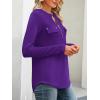imageANRABESS Long Sleeve Shirts for Women Business Dressy Casual Tops V Neck Half Zipper Blouses 2025 Fall Fashion Work OutfitsPurple