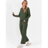 imageANRABESS Lounge Sets for Women Fuzzy Fleece Pajama Sets 2 Piece Outfits Cozy Sweater Matching Set 2025 Fall Winter LoungewearLawn Green