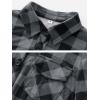 imageANRABESS Plaid Button Down Shirts for Women Long Sleeve Roll Up Checkered Blouse Tops 2025 Fall OutfitsBlack Plaid