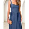 imageANRABESS Sundresses for Women 2025 Summer Casual Sleeveless Square Neck Smocked Flowy Beach Vacation Midi Dress with PocketsBlue