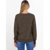 imageANRABESS Sweater for Women Long Sleeve Crewneck 2025 Fall Winter Soft Loose Fit Basic Knit Pullover Sweaters Top OutfitsBrown