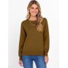 imageANRABESS Sweater for Women Long Sleeve Crewneck 2025 Fall Winter Soft Loose Fit Basic Knit Pullover Sweaters Top OutfitsCaramel