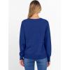 imageANRABESS Sweater for Women Long Sleeve Crewneck 2025 Fall Winter Soft Loose Fit Basic Knit Pullover Sweaters Top OutfitsRoyal Blue