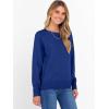 imageANRABESS Sweater for Women Long Sleeve Crewneck 2025 Fall Winter Soft Loose Fit Basic Knit Pullover Sweaters Top OutfitsRoyal Blue