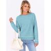 imageANRABESS Sweaters for Women Long Sleeve Cropped Lightweight 2025 Fall Fashion Knit Crewneck Pullover Top Soft Trendy OutfitsLight Blue