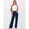 imageANRABESS Wide Leg Jeans for Women Trendy 2025 High Waisted Stretchy Baggy Fall Fashion Denim Pants with PocketsDark Blue