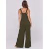 imageANRABESS Women Jumpsuits Overalls Wide Leg Casual Baggy Romper Boho Loose Bib Jumpers Sleeveless Straps 2025 Summer OutfitsArmy Green