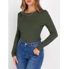 imageANRABESS Women Long Sleeve Thermal Shirt Fleece Tops 2025 Fall Winter Crew Neck Casual Base Layer TShirts Warm UndershirtsArmy Green