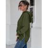 imageANRABESS Women Oversized Hoodies Side Zipper Fleece Long Sweatshirts Lightweight Tunic Pullover 2025 Fall Trendy ClothesArmy Green