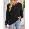 imageANRABESS Womens Batwing Long Sleeve Shirts 2025 Fall Oversized Loose Fit Lightweight Sweater Dressy Casual Tunic Tops BlouseBlack
