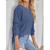 imageANRABESS Womens Batwing Long Sleeve Shirts 2025 Fall Oversized Loose Fit Lightweight Sweater Dressy Casual Tunic Tops BlouseDark Blue