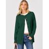 imageANRABESS Womens Cardigans 2025 Fall Dressy Casual Long Sleeve Crewneck Button Down Open Front Soft Knit Cardigan SweatersForest Green
