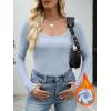 imageANRABESS Womens Long Sleeve Fleece Thermal Tops Square Neck Fitted Basic Thick Layering Shirt 2025 Fall Winter OutfitsBlue