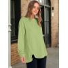 imageANRABESS Womens Long Sleeve Henley Tops Tunic Sweatshirt Loose Slit Casual Button Shirts Pullover 2025 Fall Winter OutfitsGreen
