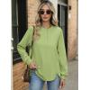 imageANRABESS Womens Long Sleeve Henley Tops Tunic Sweatshirt Loose Slit Casual Button Shirts Pullover 2025 Fall Winter OutfitsGreen