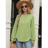 imageANRABESS Womens Long Sleeve Henley Tops Tunic Sweatshirt Loose Slit Casual Button Shirts Pullover 2025 Fall Winter OutfitsGreen