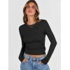 imageANRABESS Womens Long Sleeve Shirts Crew Neck Fitted Knit Casual TShirt Going Out Tops Basic Tees Fall Fashion Outfits 2025Black