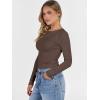 imageANRABESS Womens Long Sleeve Shirts Crew Neck Fitted Knit Casual TShirt Going Out Tops Basic Tees Fall Fashion Outfits 2025Coffee Brown
