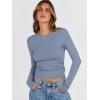 imageANRABESS Womens Long Sleeve Shirts Crew Neck Fitted Knit Casual TShirt Going Out Tops Basic Tees Fall Fashion Outfits 2025Light Blue