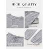 imageANRABESS Womens Lounge Set 2025 Fall 2 Piece Outfit Long Sleeve Pajamas Sets Henley Top ampamp Pants Loungewear ClothingGrey