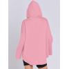 imageANRABESS Womens Oversized Hoodie Quarter Zip Sweatshirts 2025 Fall Winter Tunic Pullover Top Trendy Teen Girls Preppy ClothesPink