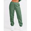imageANRABESS Womens Two Piece Outfits Sweatsuit Lounge Set Long Sleeve Crewneck Sweatshirt Jogger Pants Tracksuit 2025 Fall SetsGreen