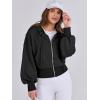 imageANRABESS Womens Zip Up Hoodies Cropped Sweatshirts Casual Comfy Cute Zip Jackets Fashion Trendy Fall Outfits 2025 Y2K ClothesBlack