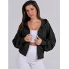 imageANRABESS Womens Zip Up Hoodies Cropped Sweatshirts Casual Comfy Cute Zip Jackets Fashion Trendy Fall Outfits 2025 Y2K ClothesBlack