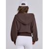 imageANRABESS Womens Zip Up Hoodies Cropped Sweatshirts Casual Comfy Cute Zip Jackets Fashion Trendy Fall Outfits 2025 Y2K ClothesCoffee