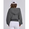 imageANRABESS Womens Zip Up Hoodies Cropped Sweatshirts Casual Comfy Cute Zip Jackets Fashion Trendy Fall Outfits 2025 Y2K ClothesDeep Grey