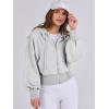 imageANRABESS Womens Zip Up Hoodies Cropped Sweatshirts Casual Comfy Cute Zip Jackets Fashion Trendy Fall Outfits 2025 Y2K ClothesGrey