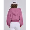 imageANRABESS Womens Zip Up Hoodies Cropped Sweatshirts Casual Comfy Cute Zip Jackets Fashion Trendy Fall Outfits 2025 Y2K ClothesHot Pink