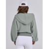 imageANRABESS Womens Zip Up Hoodies Cropped Sweatshirts Casual Comfy Cute Zip Jackets Fashion Trendy Fall Outfits 2025 Y2K ClothesSage Green