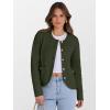 imageCaracilia Womens 2025 Fall Cardigan Sweaters Knitted Dressy Casual Jackets Trendy OutfitsArmy Green