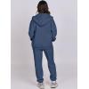 imageANRABESS Womens 2 Piece Outfits Sweatsuits Oversized Zip Up Sweatshirt Jogger Sweatpants Tracksuit Sweat Lounge Matching SetNavy Blue