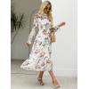 imageANRABESS Womens Fall Vacation Guest Dress 2025 Long Sleeve Mock Neck Mesh Floral Boho Flowy Casual Tea Party Midi DressesFloral White
