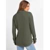 imageANRABESS Women Long Sleeve Henley Shirts Ribbed Knit Lightweight Sweaters Business Casual Work Tops 2025 Fall Trendy OutfitsDeep Green