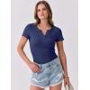 imageANRABESS Women Short Sleeve Tops V Neck Rib Knit Slim Fit Shirts Basic Tee 2025 Summer Casual TShirt Outfits ClothesNavy Blue