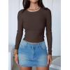 imageANRABESS Womens Long Sleeve Crop Tops Ribbed Knit Slim Fitted Shirts Basic Tees 2025 Fall Outfits Y2K Teen Girls ClothesCoffee