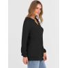 imageANRABESS Womens Long Sleeve Shirts Fall Lightweight V Neck Sweater Tops Dressy Casual Loose Fit Tunic 2025 Fashion ClothesBlack