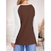 imageANRABESS Womens Long Sleeve Tops Ribbed Knit Color Block Shirts Lightweight Sweaters 2025 Fall Outfits BlousesBrown White