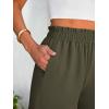 imageANRABESS Shorts for Women Summer Casual Elastic High Waisted Dressy Lounge Shorts Comfy Bottoms 2025 Beach Vacation ClothesArmy Green
