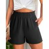 imageANRABESS Shorts for Women Summer Casual Elastic High Waisted Dressy Lounge Shorts Comfy Bottoms 2025 Beach Vacation ClothesBlack